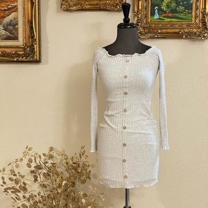 Fashion Nova Jacklyn Off Shoulder Mini Dress Size M